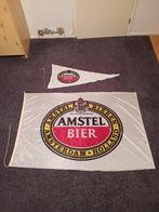 Mooie vintage amstel bier vlag en driehoeks vlag., Zo goed als nieuw, Ophalen