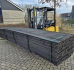 VAKANTIE AANBIEDING: 100 Zwarte tuinplanken extra dik, Ophalen, Nieuw, 250 cm of meer, Planken
