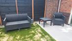 GEBRUIKTE TUINSET, Tuin en Terras, Tuinsets en Loungesets, Ophalen, Kunststof, Gebruikt, 3 zitplaatsen