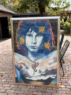 Jim morrison poster ingelijst!, Ophalen, Zo goed als nieuw, Foto of Poster, 75 cm of meer