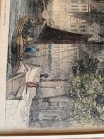 Ets Rotterdam Ingelijst - W. v. Poelgeest Amsterdam, Antiek en Kunst, Kunst | Etsen en Gravures, Ophalen of Verzenden