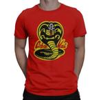 Cobra Kai T - shirt rood, Kleding | Heren, Ophalen of Verzenden, Nieuw, Overige maten, Rood