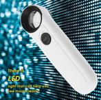 Nieuwe led mini vergrootglas 40 x vergroten draagbaar, Hobby en Vrije tijd, Vergrootglazen, Loepen en Loeplampen, Ophalen of Verzenden