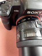 Te koop Sony Alpha 200, Audio, Tv en Foto, Fotocamera's Digitaal, Ophalen of Verzenden, Zo goed als nieuw, Sony, 8 keer of meer
