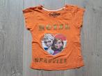 Disney Frozen Elsa Anna oranje shirt Koningsdag maat 98-104, Kinderen en Baby's, Meisje, Ophalen of Verzenden, Zo goed als nieuw