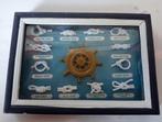 Lijst met knoopjes 17/12cm, Ophalen, Zo goed als nieuw, Motorboot, Kaart, Foto of Prent