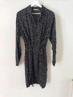 Middellange/casual Pieces zwart wit stippen jurk, maat L/40, Kleding | Dames, Jurken, Zwart, Maat 42/44 (L), Ophalen of Verzenden