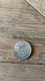 Munt 2,50 gulden Juliana 1961, Postzegels en Munten, Munten | Nederland, Koningin Juliana, Zilver, Ophalen of Verzenden, Losse munt