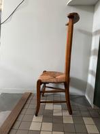 Mooie antieke bidstoel, brocante dressboy, Ophalen, Riet of Rotan, Gebruikt, -