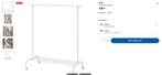 clothing rack, Kleding | Dames, Kledingrekken, Ophalen, Met wielen, Zo goed als nieuw