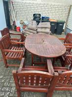 Teak houten tuinstel, Tuin en Terras, Ophalen, Zo goed als nieuw, Teakhout