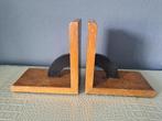 Twee vintage boekensteunen in Art Deco stijl, Ophalen of Verzenden, Gebruikt