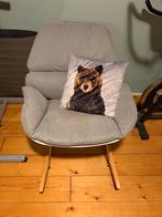 Gebruikte schommelstoel met kussen, Ophalen, Gebruikt, Eén, Stof