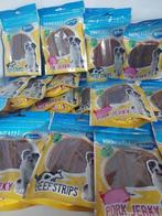 Zeer mooie partij van 100x jerkey zakjes voor de hond snacks, Dieren en Toebehoren, Dierenvoeding, Ophalen of Verzenden, Hond