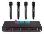 UHF Draadloze microfoonset, 4x 50-Kanaals, 4x Handmicrofoon, Muziek en Instrumenten, Microfoons, Overige typen, Info@marbeco.nl