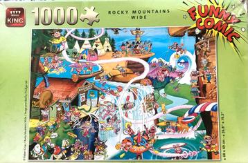 Puzzel 1000 st; Rocky Mountains Wide; funny comic pzl King beschikbaar voor biedingen