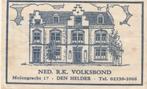 NL RK Volksbond Molengracht Den Helder, Verzamelen, Ophalen of Verzenden