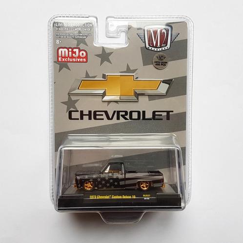 M2 Machines 1973 Chevrolet Custom Deluxe 10 MiJo Chase !, Hobby en Vrije tijd, Modelauto's | Overige schalen, Nieuw, Auto, Verzenden