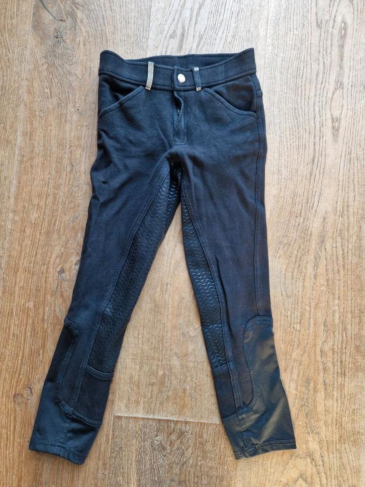 Paardrijbroek met strassteentjes maat 140, Dieren en Toebehoren, Paardrijkleding, Gebruikt, Kinderen, Onderkleding, Dressuur, Ophalen of Verzenden