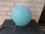 bijzondere tafellamp blauwe tafellamp van kunststof, Huis en Inrichting, Lampen | Tafellampen, Ophalen of Verzenden, Gebruikt
