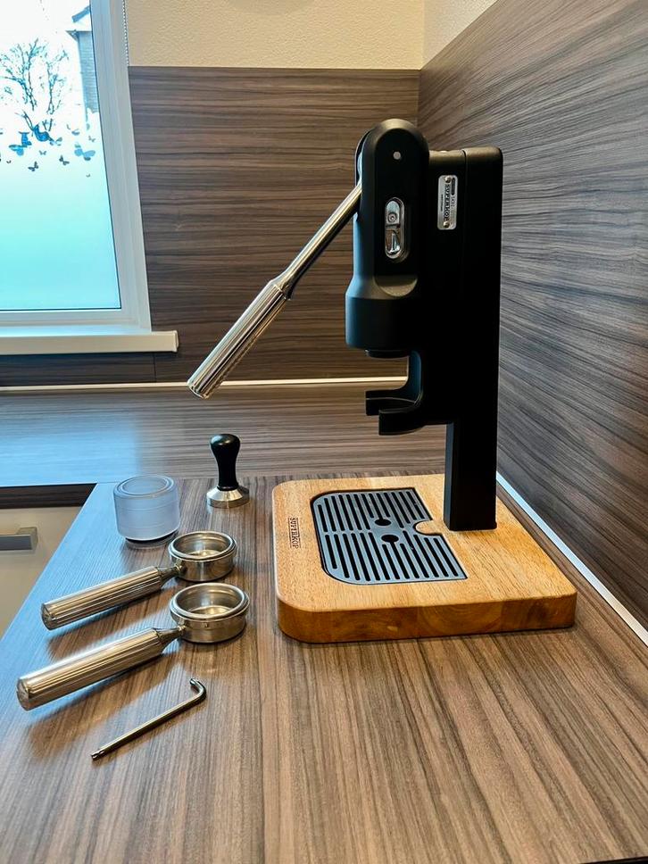 Superkop incl 2 naked/bottemless, Witgoed en Apparatuur, Koffiezetapparaten, Zo goed als nieuw, Espresso apparaat, Ophalen of Verzenden