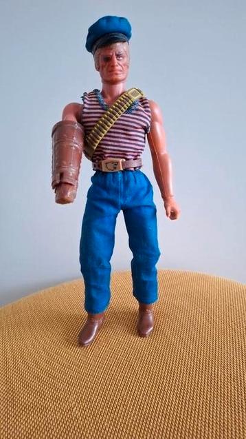 Big Jim Mattel Torpedo Fist Actiefiguur Met Baret 1971 IZGST beschikbaar voor biedingen
