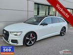 Audi A6 Avant 55 TFSI e quattro Competition Pano/Keyless/360, Automaat, Zwart, 4 cilinders, Wit