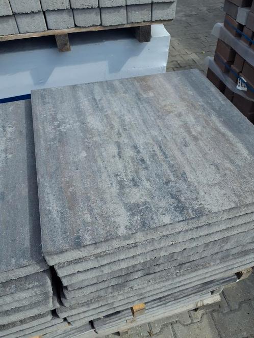 Terrastegels 60x60x4cm - ocean - 11,8m² - €16,50, Tuin en Terras, Tegels en Klinkers, Zo goed als nieuw, Klinkers, Beton, 10 m² of meer