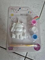 Gips unicorn verfsetje, Ophalen of Verzenden, Nieuw
