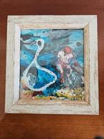 Schilderij aquarel, Ophalen