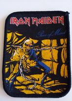 Iron Maiden  mooie vintage 1983 piece of mind patch 125, Nieuw, Kleding, Verzenden