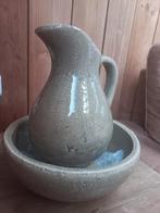 Kruik in schaal olijfgroen nieuw!!!, Overige kleuren, Aardewerk of Porselein, Nieuw, Ophalen of Verzenden