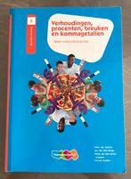 Verhoudingen, procenten, breuken en kommagetallen, Ophalen of Verzenden, Zo goed als nieuw, Jos van den Bergh; Ortwin Hutten; Marc van Zanten; Petra van ...