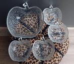 Vintage Retro CoVetro glazen appelschalen uit de jaren 70, Huis en Inrichting, Keuken | Servies, Glas of Glazen, Ophalen of Verzenden