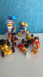 Playmobil verjaardag kinderen verkleed op skelter met clown, Ophalen of Verzenden, Gebruikt, Los playmobil