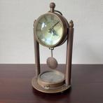 Koperen Thomas Mercer Klok, Tafelklok, Kompas, Maritiem, Ophalen of Verzenden, Gebruikt, Analoog, Wekker of Tafelklok