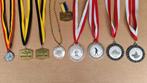 Mergelland, Maastricht & Monschau marathon medailles 9 stuks, Nederland, Overige materialen, Ophalen of Verzenden