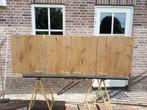 Boven kasten keuken in houtskleur look  3 stuks, Ophalen, Beige, 200 cm of meer, Minder dan 100 cm