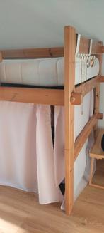 Half hoog slaper mooi stevig bed Deens merk, Ophalen, 85 tot 100 cm, Lattenbodem, Zo goed als nieuw