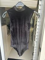 Bodystocking fluweel nieuw, Ophalen, Nieuw, Zwart, Korte mouw