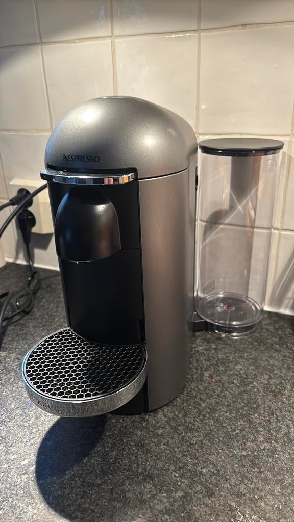 Krups Nespresso vertuo plus, Ophalen, Nieuw, 1 kopje, Combi