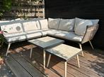 Loungeset metaal en touw, Ophalen, 5 zitplaatsen, Bank, Aluminium