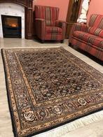 Perzisch tapijt handgeknoopt Herati vloerkleed wol vintage, 200 cm of meer, 150 tot 200 cm, Bruin, Rechthoekig