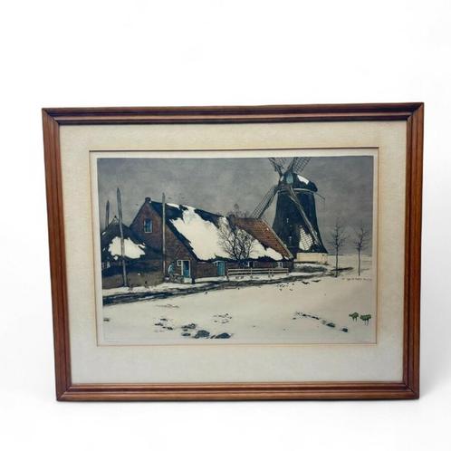 Tjeerd Bottema (1884-1978), Antiek en Kunst, Kunst | Etsen en Gravures, Ophalen of Verzenden