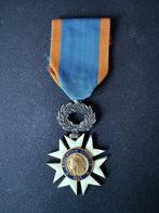 Medaille de l'Education Civique, Ophalen of Verzenden, Lintje, Medaille of Wings