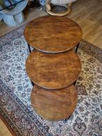 3 rondje salontafeltjes, Ophalen, Gebruikt, 50 tot 100 cm, Rond