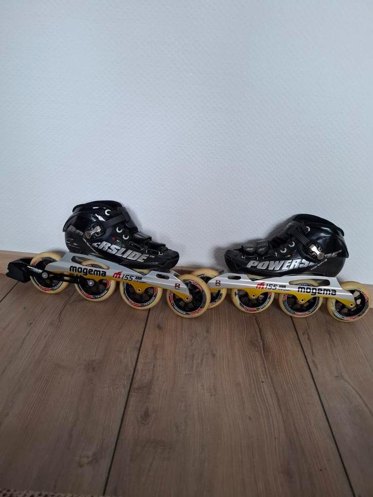 Powerslide C6 skeelers maat 40, Sport en Fitness, Skeelers, Zo goed als nieuw, Inline skates 4 wielen, Powerslide, Ophalen of Verzenden