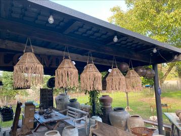Stoere Ibiza solar lampen van jute beschikbaar voor biedingen