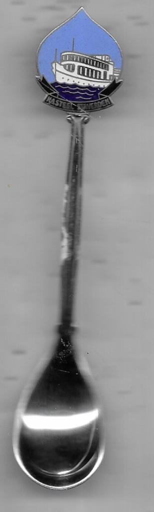 EMAILE KASTEEL STAVEREN LEPELTJE, Antiek en Kunst, Antiek | Bestek, Verzenden