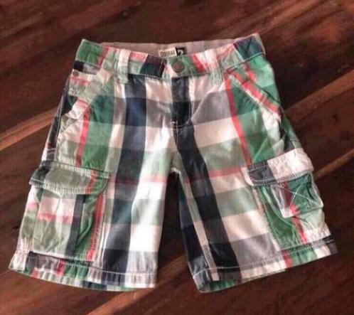 💚 DOERAK Mt 116 korte broek groen RUIT short jongen, Kinderen en Baby's, Kinderkleding | Maat 116, Zo goed als nieuw, Jongen